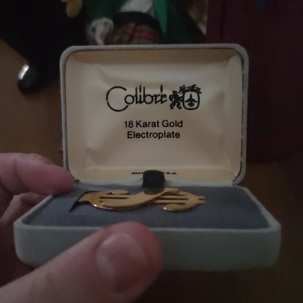 Gold Dollar Sign Money Clip